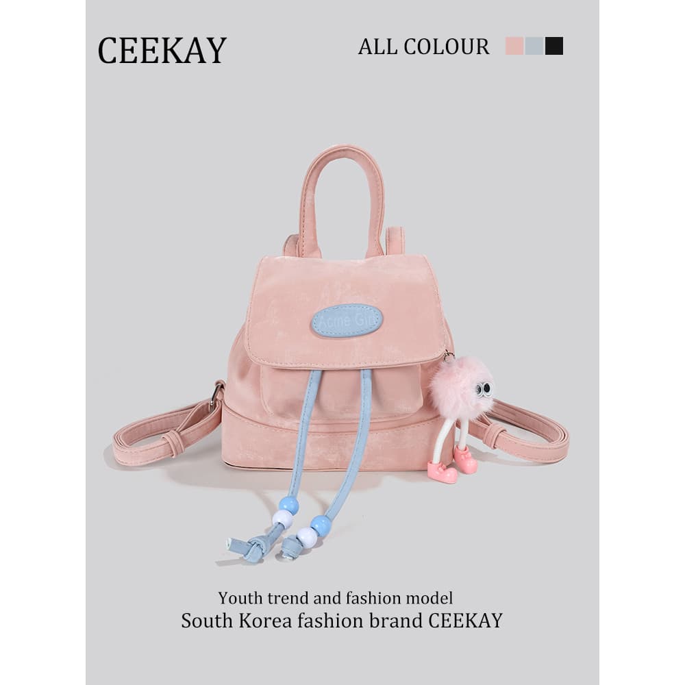 CEEEKAY genuíno nicho Design meninas Mini mochila feminina 2026 novo estilo moda High-End pequena mochila