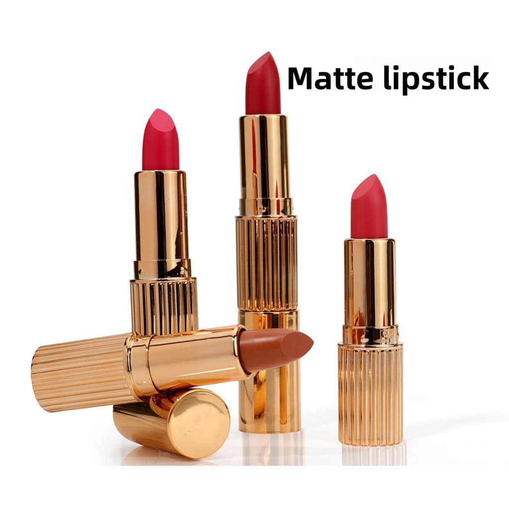 Batom Velvet Matte , À Prova D'água E Sem Manchas , Cor De Longa Duração , Efeito Iluminador , Maquiagem Acessível Para