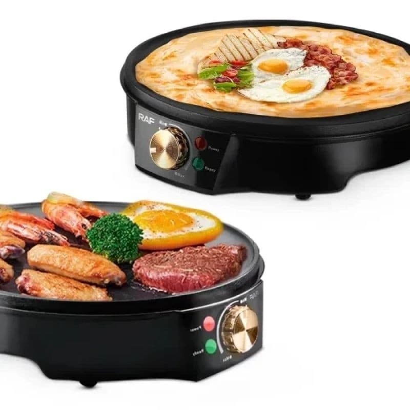 Crepeira Elétrica 30cm 1200W Antiaderente Panqueca e Massa 220V