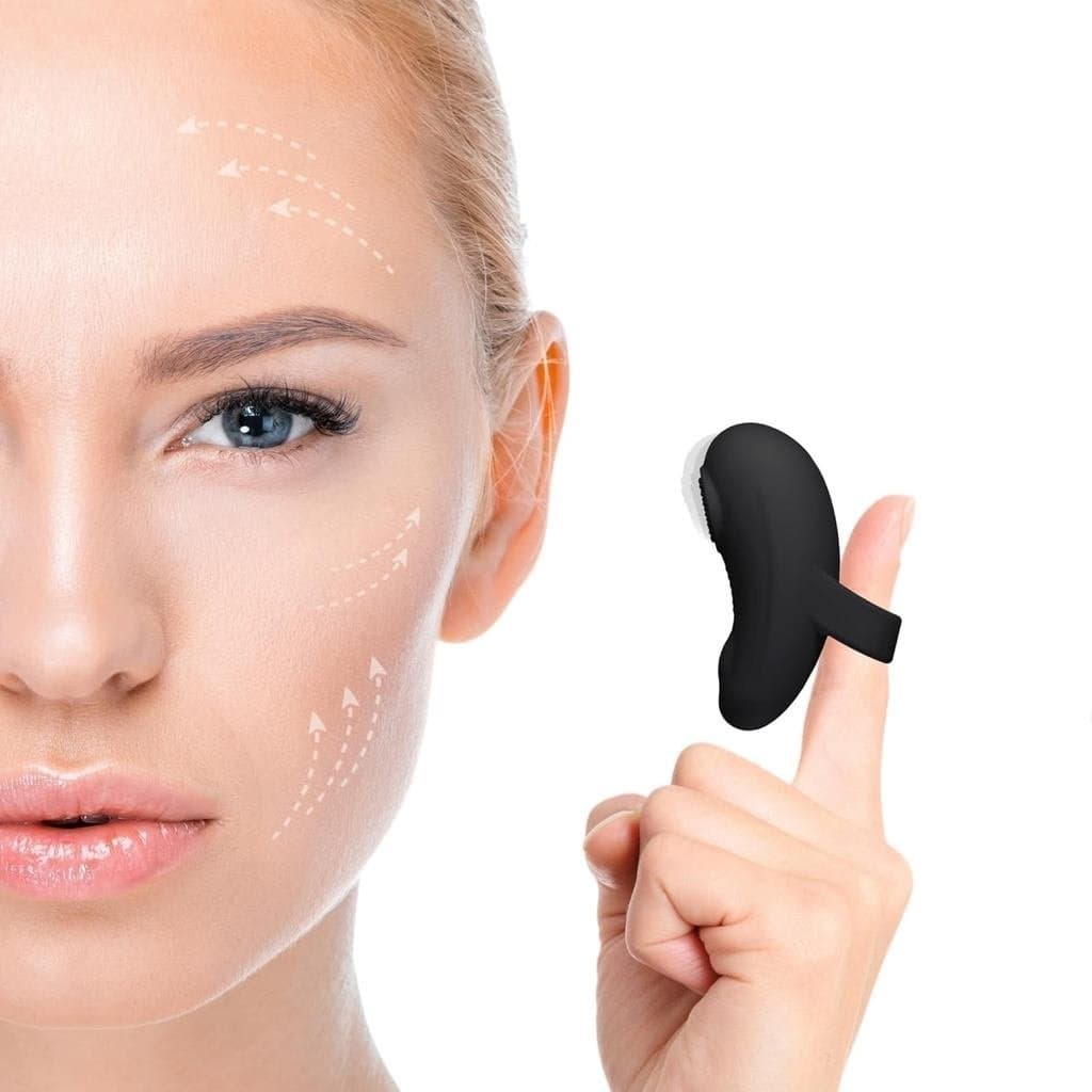 Ferramenta de Massagem Facial e Ocular Multifuncional Portátil de Silicone, Massageador à Prova d'Água para Olhos, Mandí