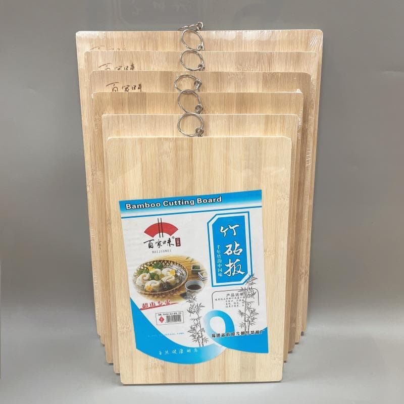 Tábua de corte de cozinha Baijiawei Tábua de corte de bambu Tábua de frutas para pastelaria sólida espessada de co
