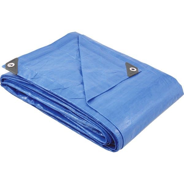 Lona de polietileno azul 5 m x 3 m 150 micras VONDER