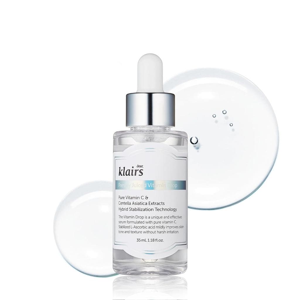 Sérum de Vitamina C DearKlairs – Sérum Coreano Iluminador Diário com 5% de Vitamina C Pura, Peptídeos EGF e Niacinamida,