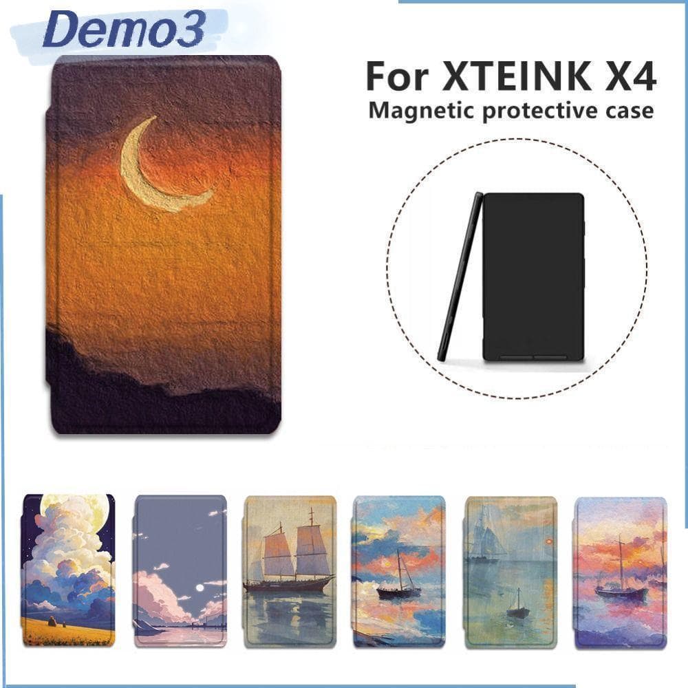 Capa Protetora Estética Estilo Pintura A Óleo Fólio Anti-Queda Para XTEINK X4/X3