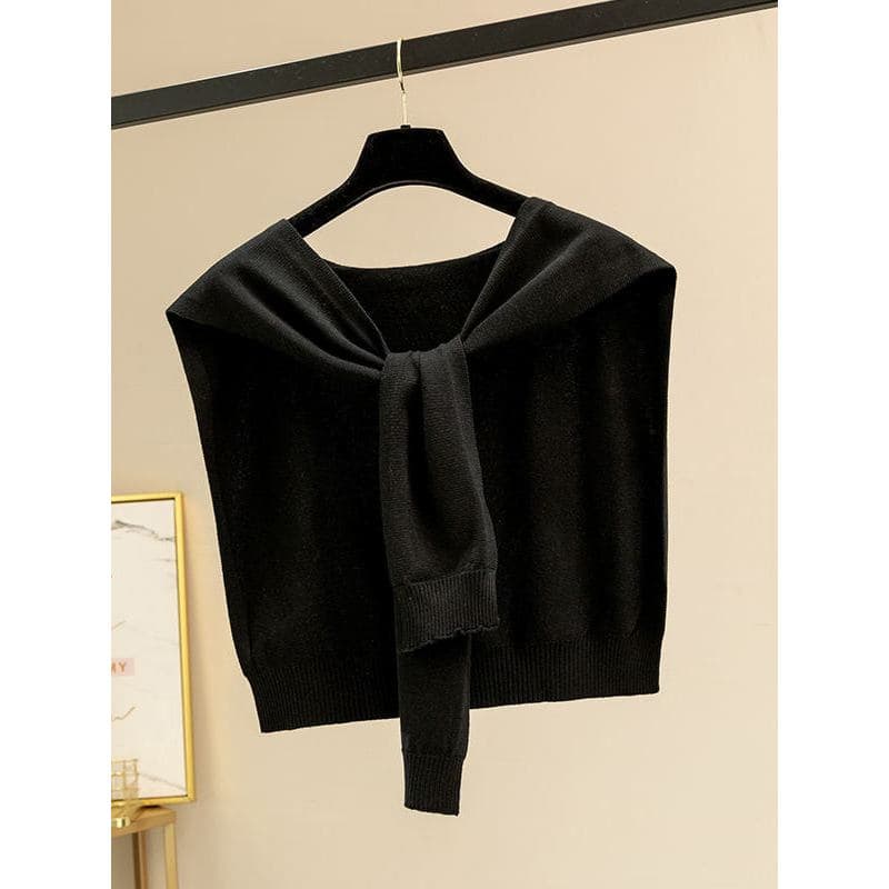 Influenciador All-match malha pequeno xale exterior jogo feminino primavera verão estilo fino grau superior estilo ocide