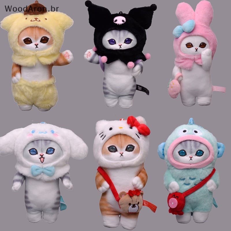 Brinquedo de Pelúcia WoodAron Hangyodon Purin, Boneco Jason X, Presente para Meninas, Pingente