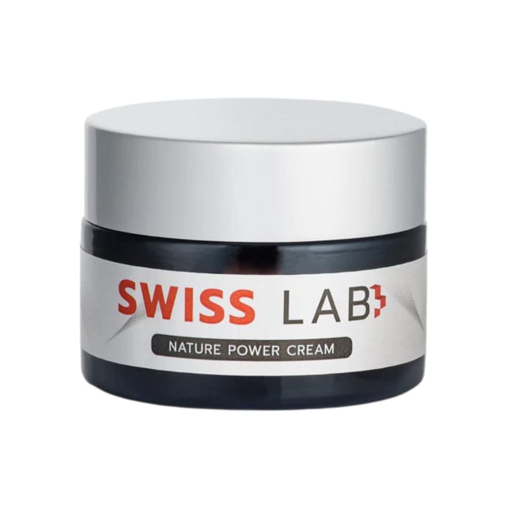 SWISS LAB Nature Power Cream - Hidratante Facial Hidratante e Iluminador com Extratos Botânicos Suíços, Creme Diário Lev