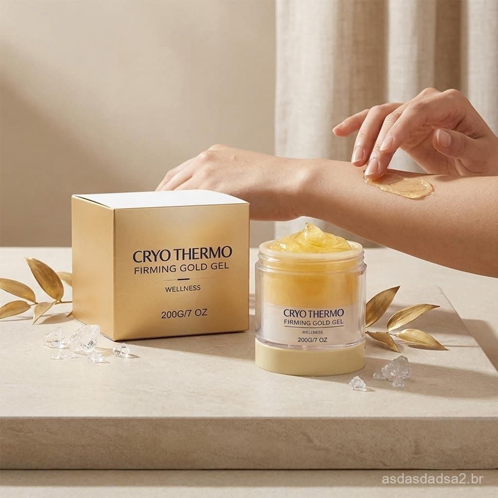 CoolingandWingFirmingGoldGel - Creme Firmador e Redutor de Celulite para o Corpo, Nano Ouro e Ácido Hialurônico, Gel Fir
