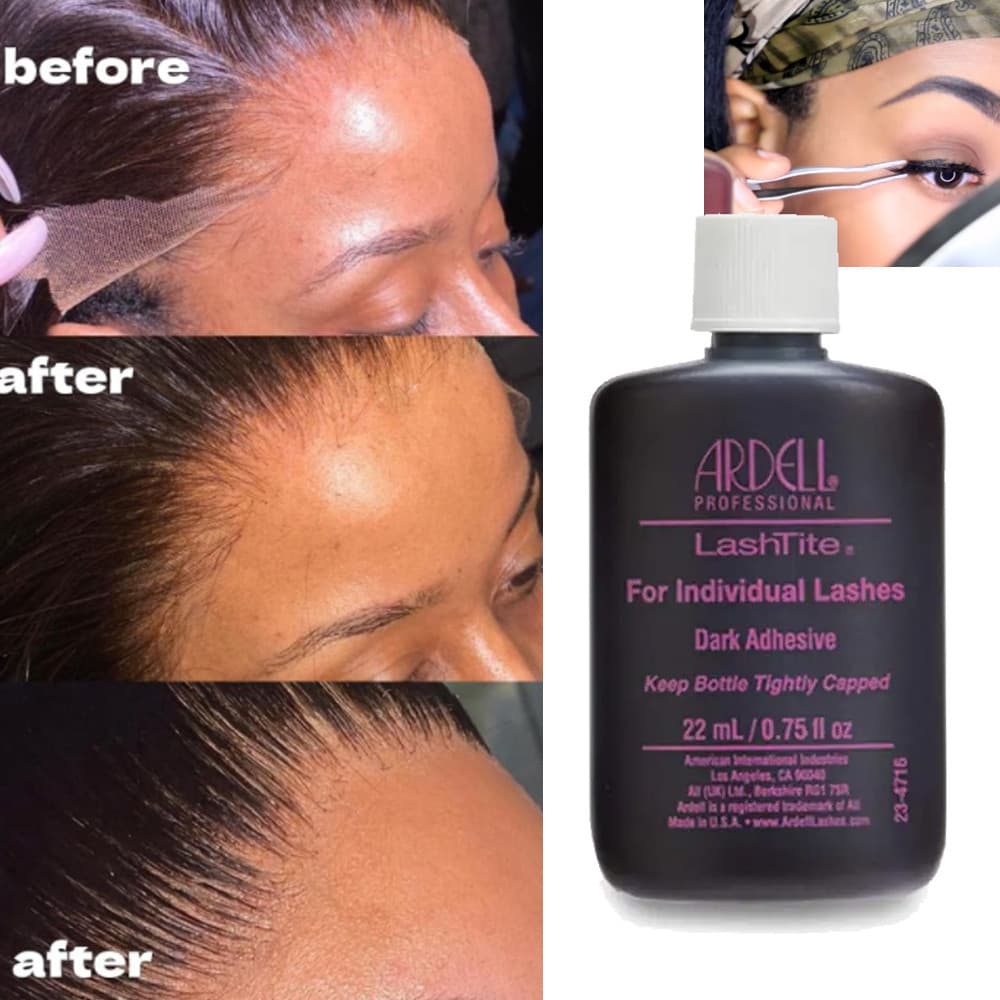 Cola para Cílios Fio a Fio ARDELL LashTite Original Profissional, Hipoalergênica e Duradoura