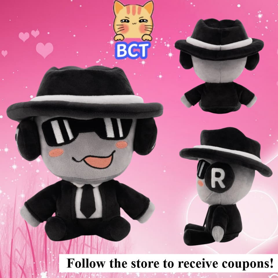 Bctchance Forsaken Plushcute Black Suit Brinquedo De Pelúcia Engraçado Chance Plushie Boneca Novo Desenho Animado Dreamg