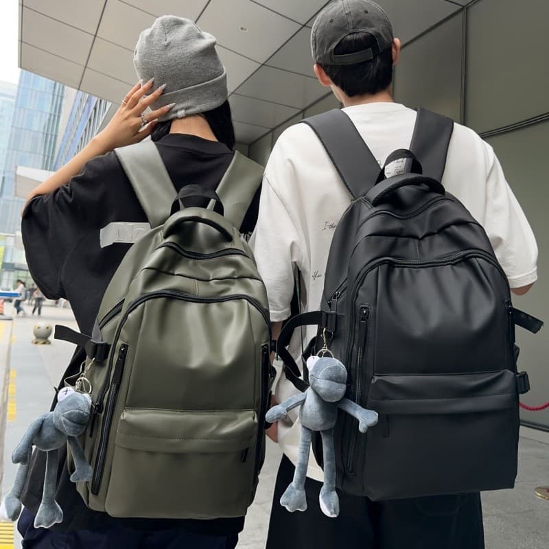 Mochila masculina simples de grande capacidade, bolsa de viagem japonesa Casual para computador, escola secundária, estu