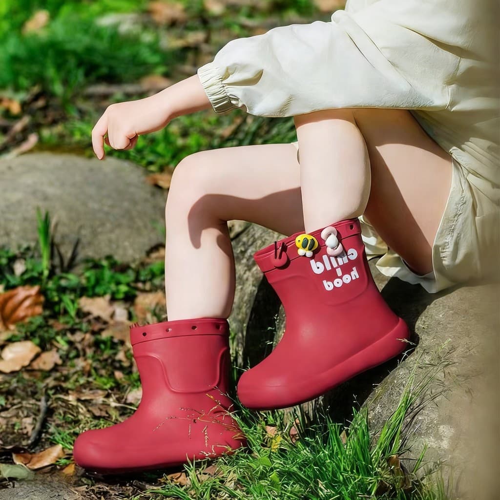 Japão japão JT crianças botas de chuva meninos meninas bebê antiderrapante botas de chuva estudantes escola criança sapa