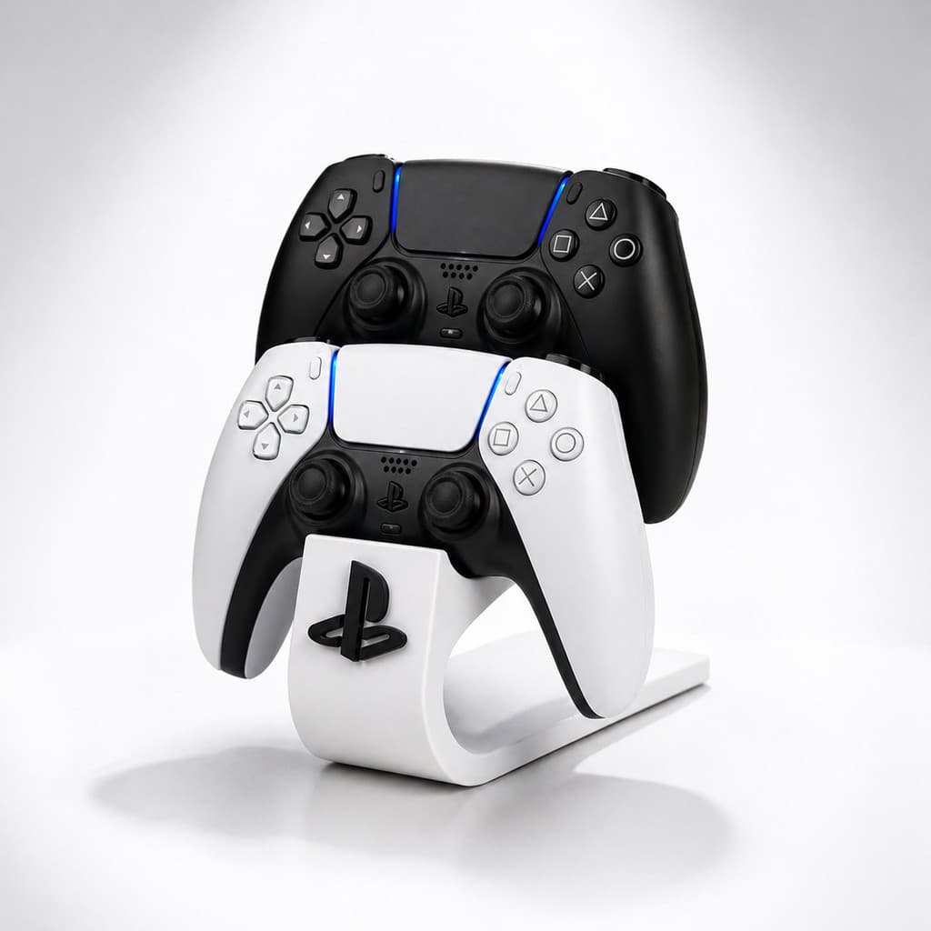 Suporte Duplo para Controle PS5 | Base Organizador para 2 Controles Suporte Gamer