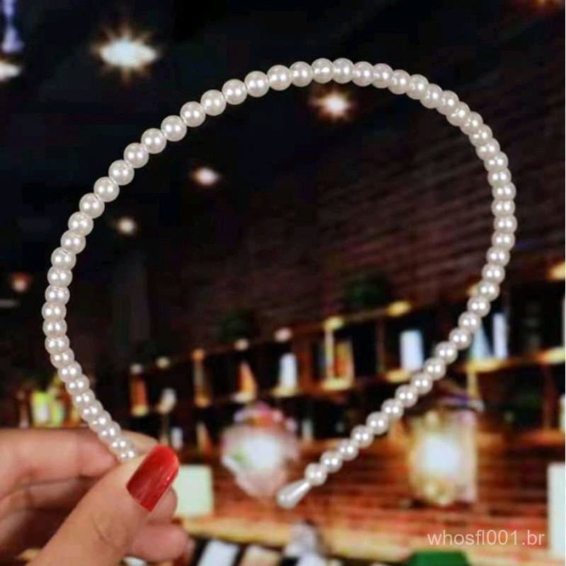 12 UN Tiara de perola Geral para adultos e crianças