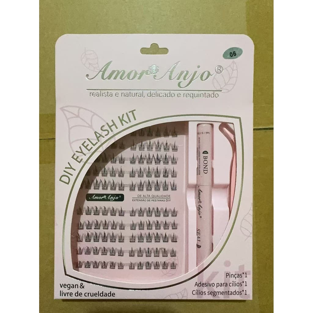 Conjunto De Cílios Postiços De Tufo Único De 120 Unidades