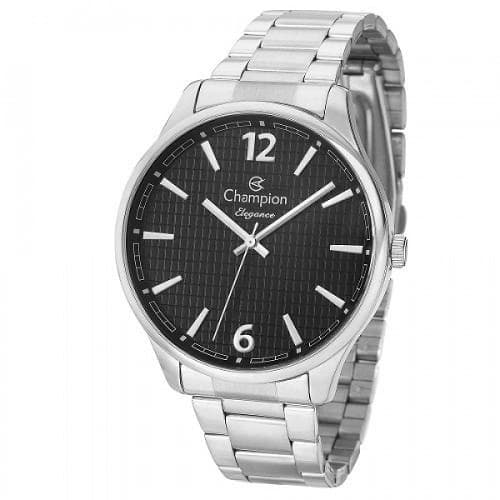 Relógio de Pulso Champion Masculino Elegance Prata Analógico CN27670T Masculino A Prova D Água