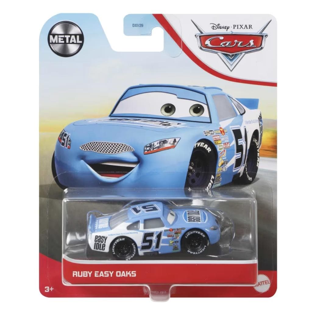 Carrinho Disney Pixar Cars Ruby Easy Oaks Miniatura Diecast Original Mattel Brinquedo Criança Metal