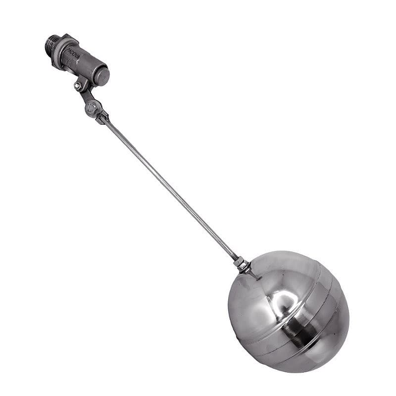 TORNEIRA BÓIA CAIXA D'ÁGUA DE INOX 1/2 x 3/4 água quent fria