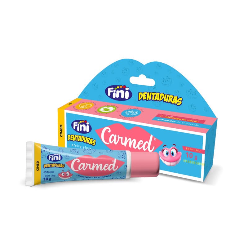 Carmed Fini Dentadura Hidratante Labial 10g - Incolor Cimed