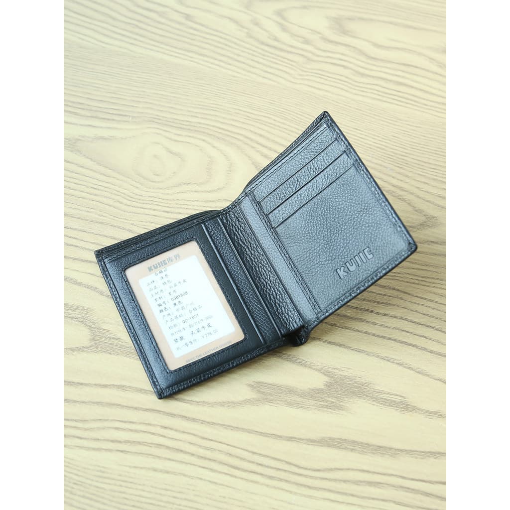carteira masculina com ziper carteira masculina Carteira de couro masculina estilo curto estudante novo estilo simples f