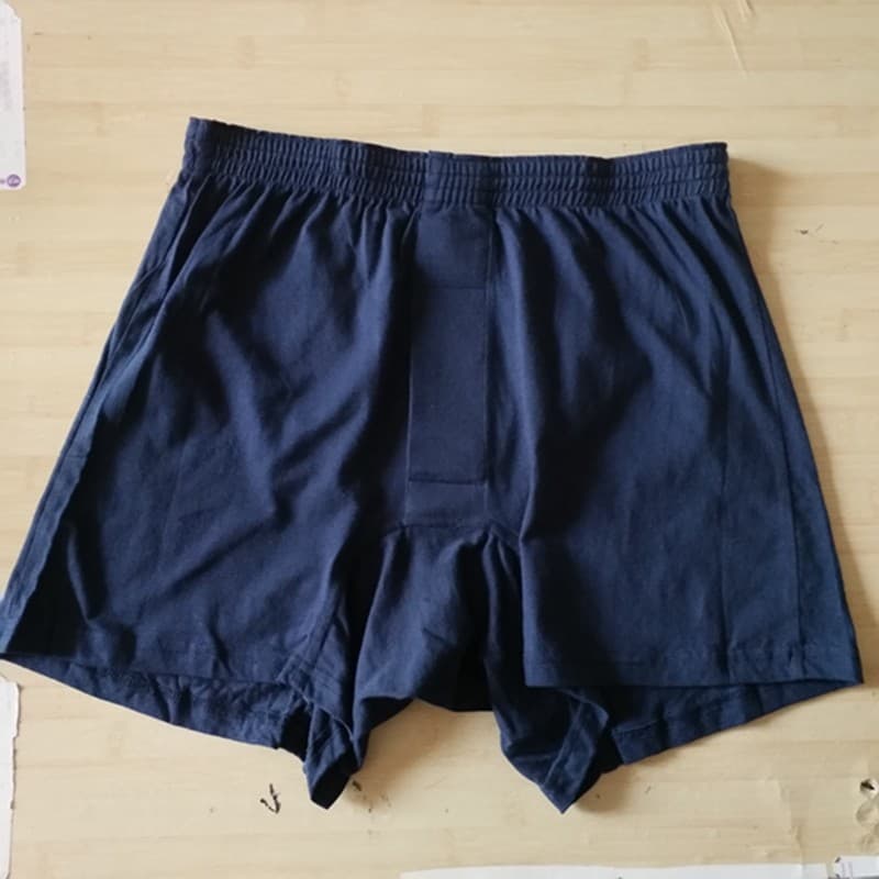 Original comércio exterior japonês cauda bens cintura alta roupa interior masculina 100 algodão solto seta calças puro a