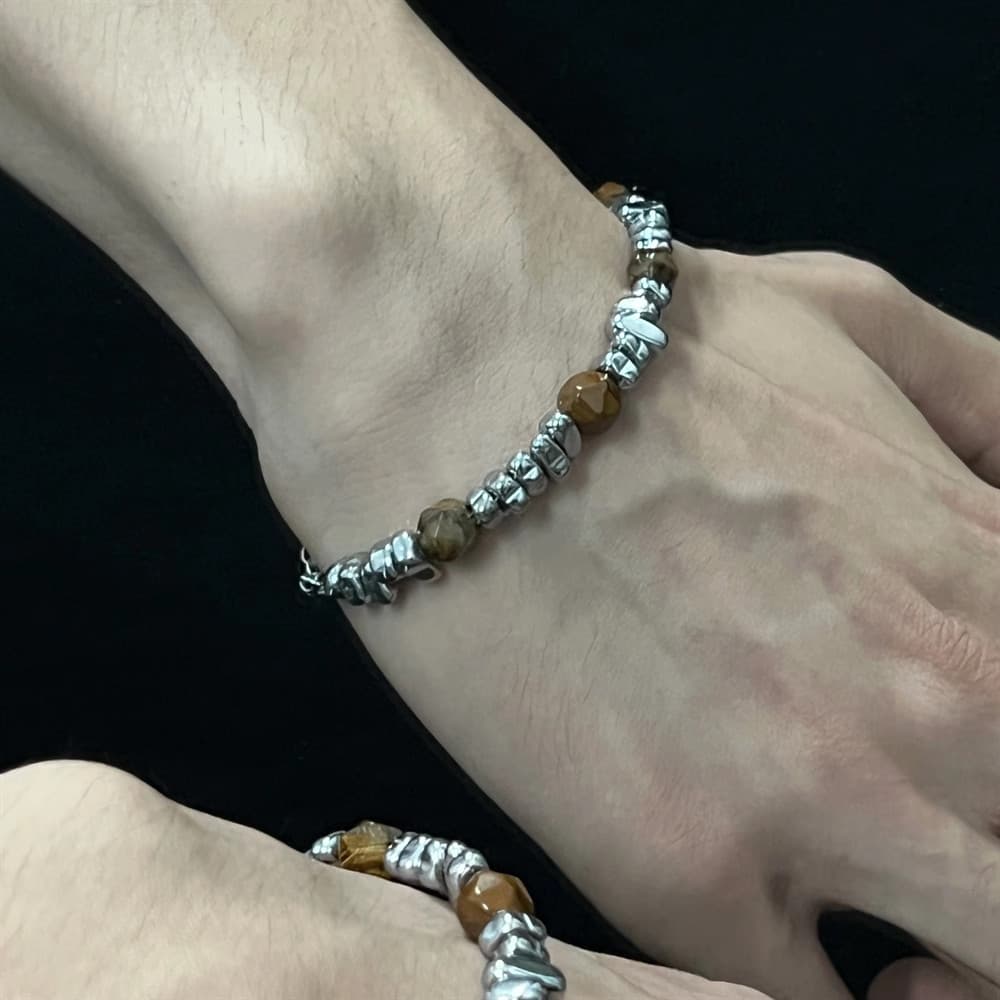pulseira pulseira masculina Nicho costura rua masculina novo chinês simples Design Retro pulseira High-End sent