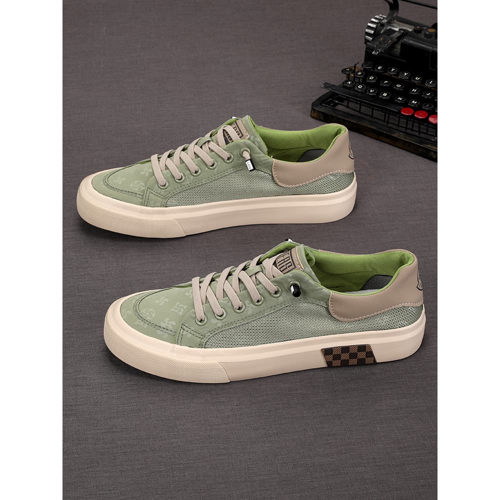 Sapatos masculinos sapatos de verão respirável baixo-topo sola macia preguiçoso pessoas tênis casuais na moda malha pano