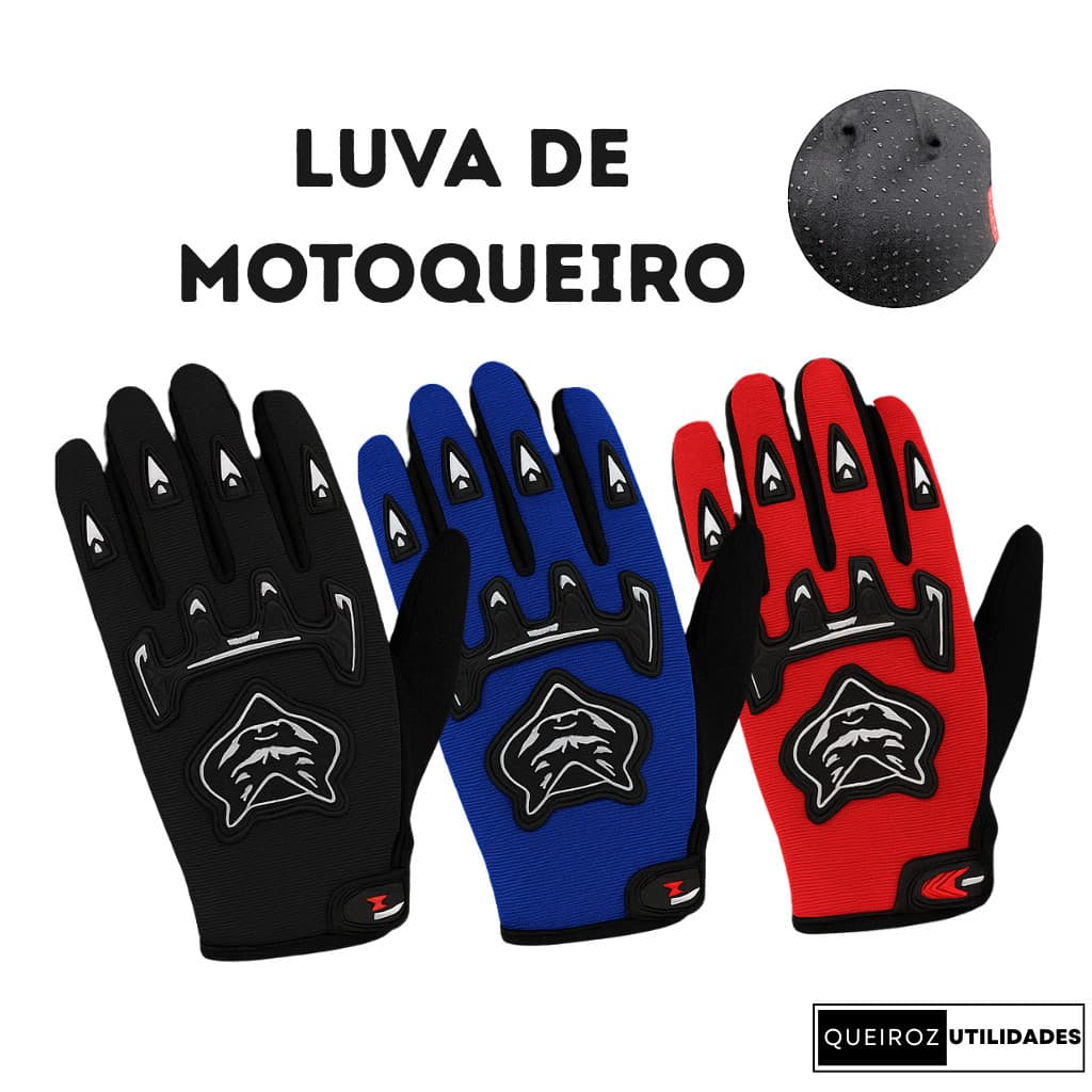 Desconto Par de Luva de Proteção Antiderrapante Multiuso – Moto, Bike, Carro e Muito Mais! - Promoção