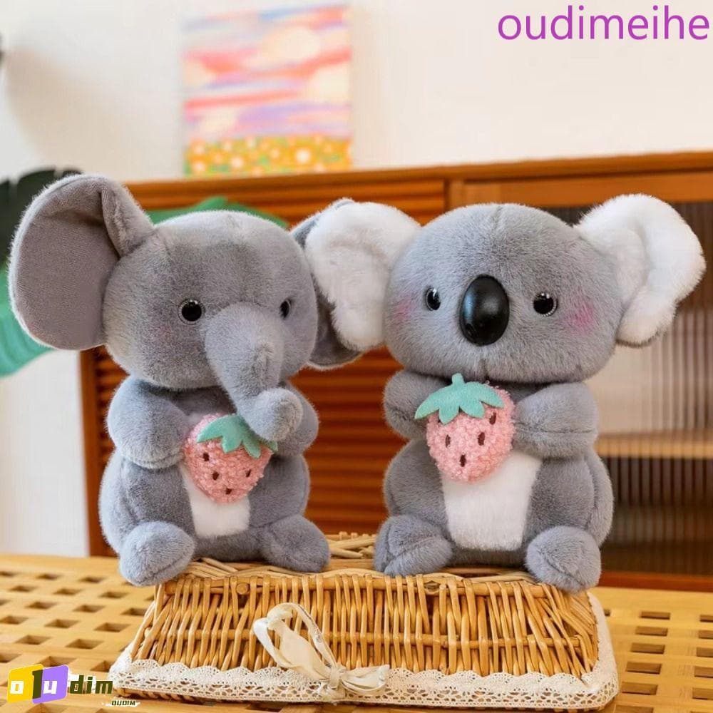 Brinquedo De Pelúcia De Elefante OUDIMEIHE , Boneca Coala Macio De Desenho Animado , Animal De Simulação Fofo De 25 Cm