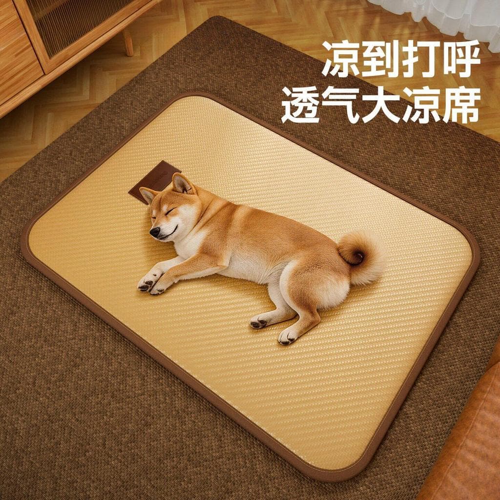 Tapete para cães quatro estações, Universal, para animais de estimação, verão, fresco, almofada para dormir, gato, cacho