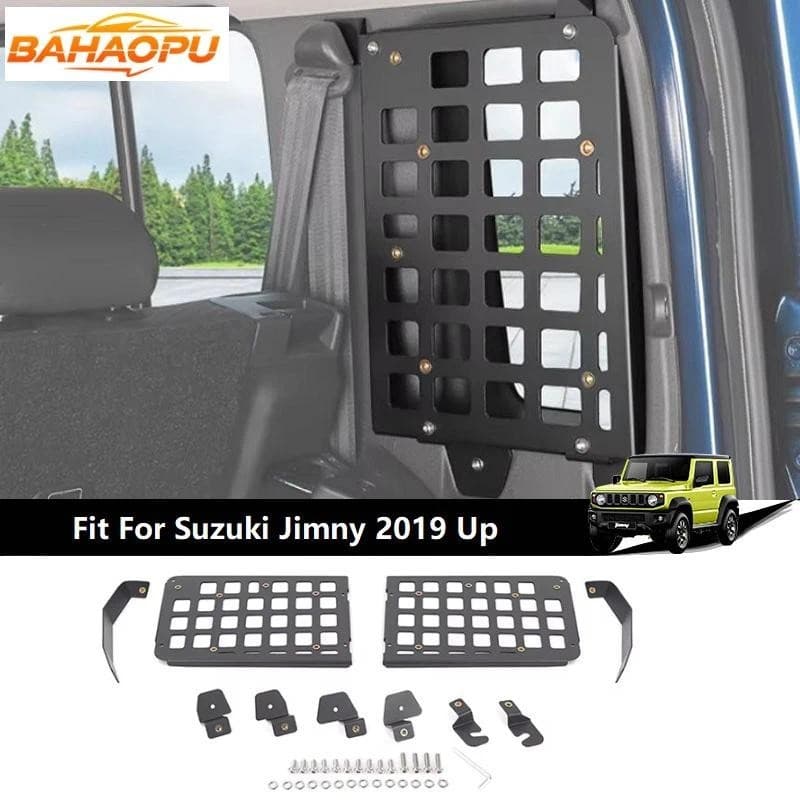 BAHAOPU Rack De Armazenamento Lateral Do Porta-Malas Carro Combinação Expansão Prateleira Bagagem Para Suzuki Jimny 4 Po