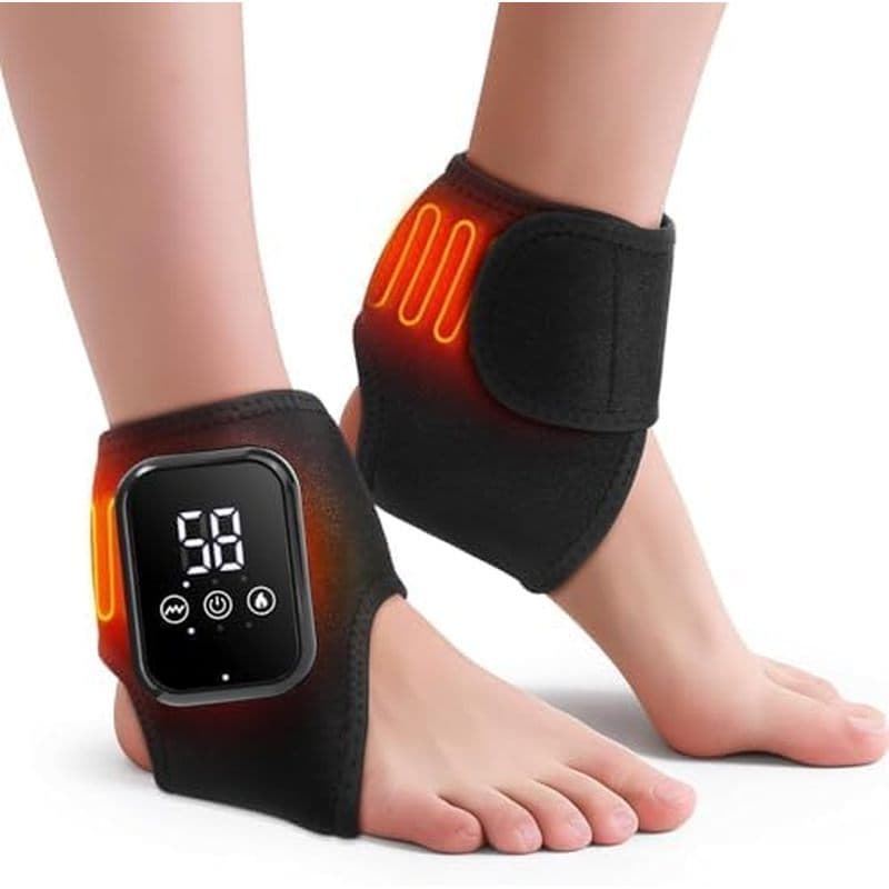 2 Peças Massageador De Pés Para Neuropatia , E Tornozelo Sem Fio 3 Em 1 Calcanhar , Arco & amp ; Alívio Do , 2000mAh Rec