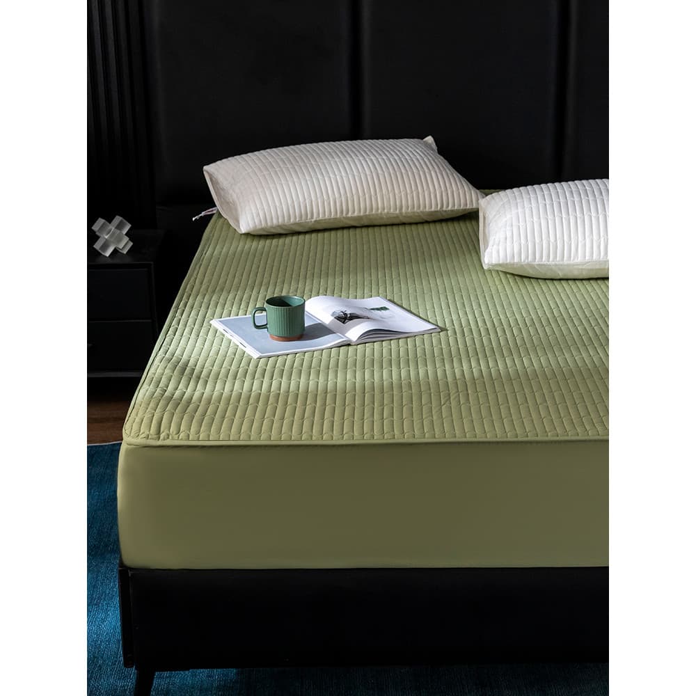 Lençol acolchoado capa protetora aumentado engrossado capa protetora máquina lavável capa de cama primavera colchão Anti