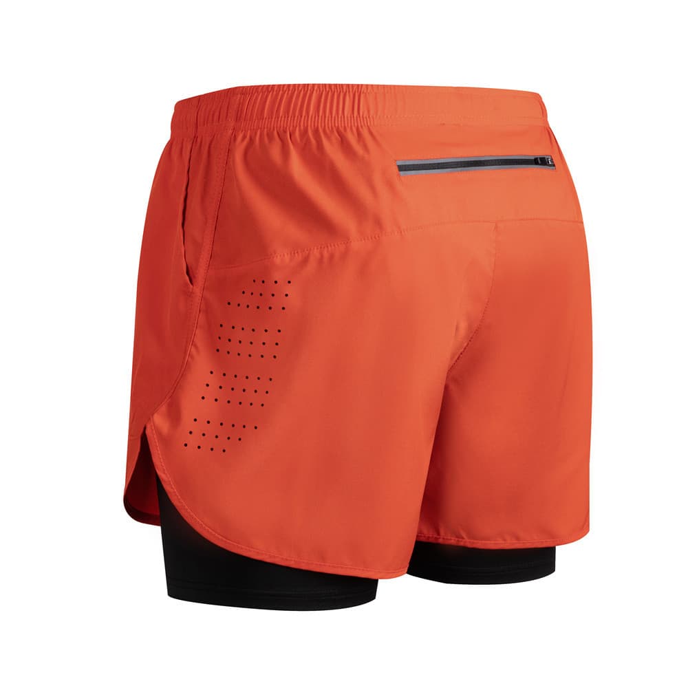 Men's Athletic Shorts Double-Layer Lined Basketball Training Workout Pants Breathable Running Quick-Drying Shorts oYDk