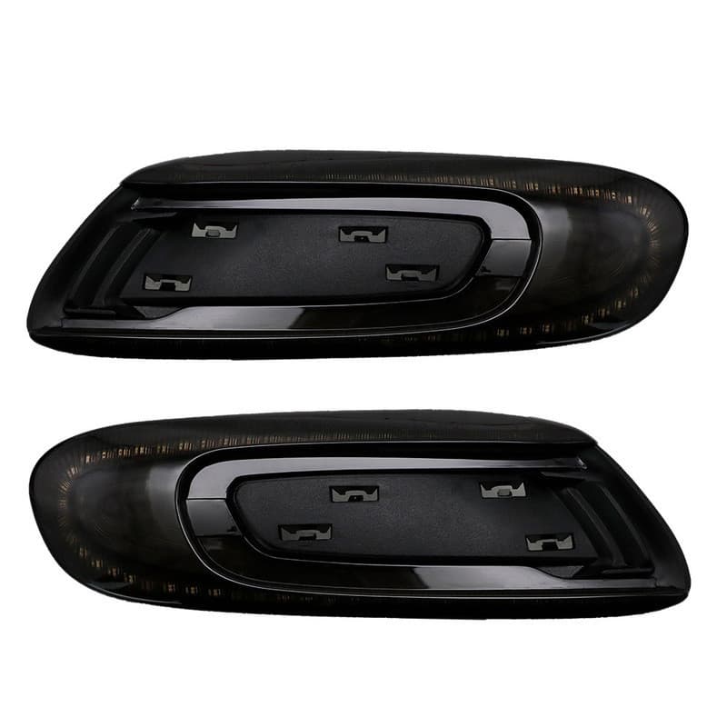 Substituição Lâmpada Lateral LED Fumado Preto E Branco Capa Cor Amarela Para Mini Cooper F55 F56 F57 (2 Unidades/Conjunt