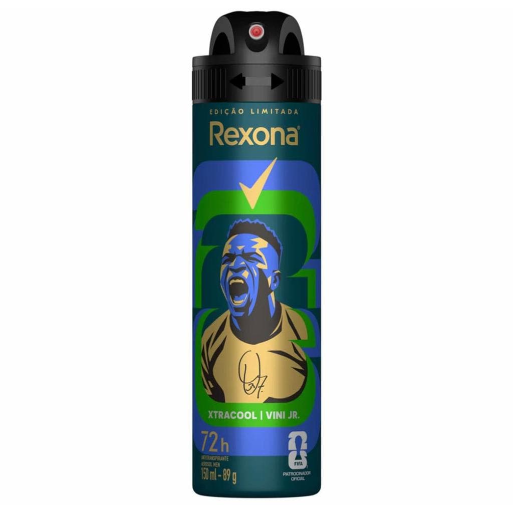 Desodorante Rexona Men Xtracool Aerosol Antitranspirante 72h Controle Prolongado 150ml