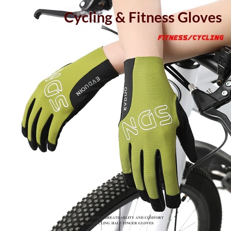 Verão luvas de ciclismo malha fina respirável protetor solar das mulheres dos homens bicicleta de estrada Mountain bike