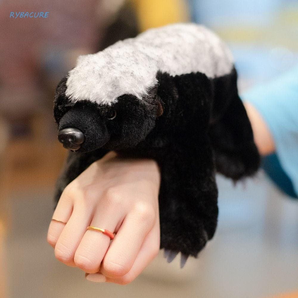 RYBACURE Texugo De Pelúcia , Boneca De Animal Selvagem , Brinquedo De Mel De , Simulação De Desenho Animado Realista