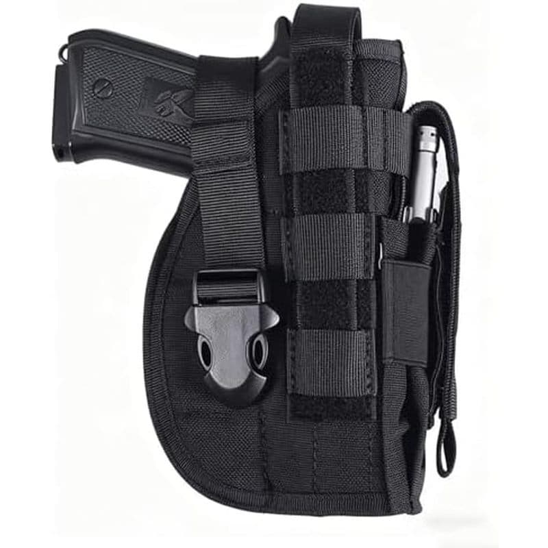 Coldre De Arma Tática Universal , Destro , Nylon 600D , Retenção Ajustável , Para Transporte Aberto De Corpo Pessoal , C