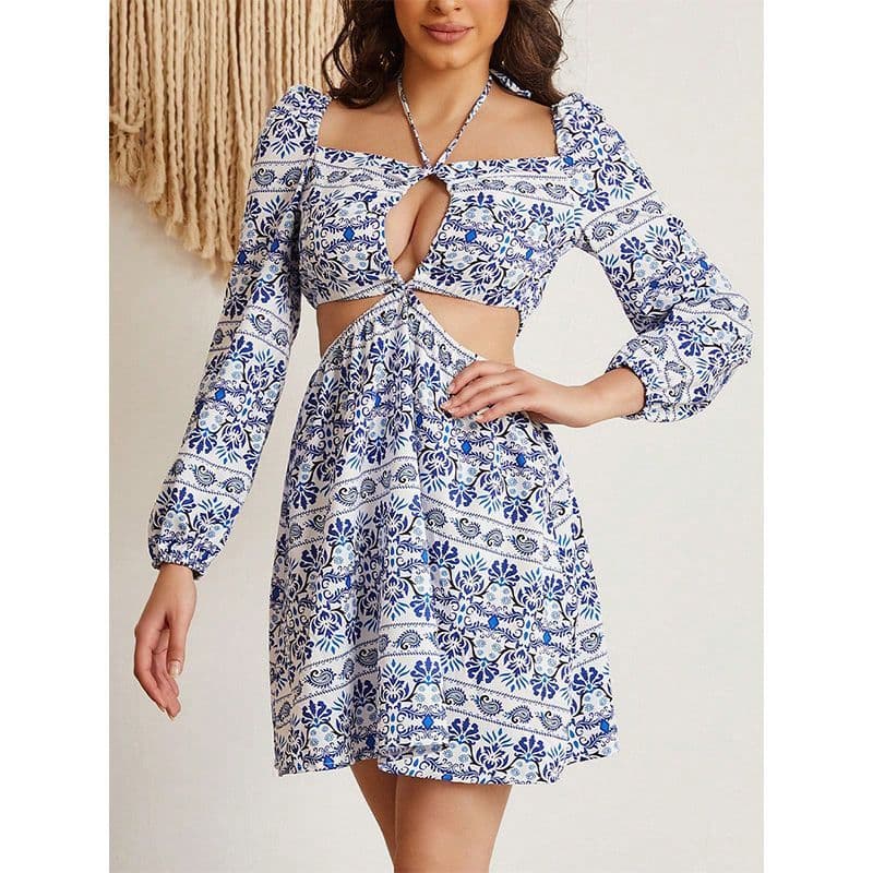 [tybwqjekc Estoque pronto Envio imediato] 2024 Verão Cross-Border AliExpress Europeu Americano Novo Estilo Francês Flora