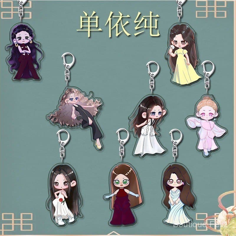 Pingente de chaveiro, Hanayo, Mari, Mayu, produtos de anime, noiva estudante, acrílico de comprimento médio.