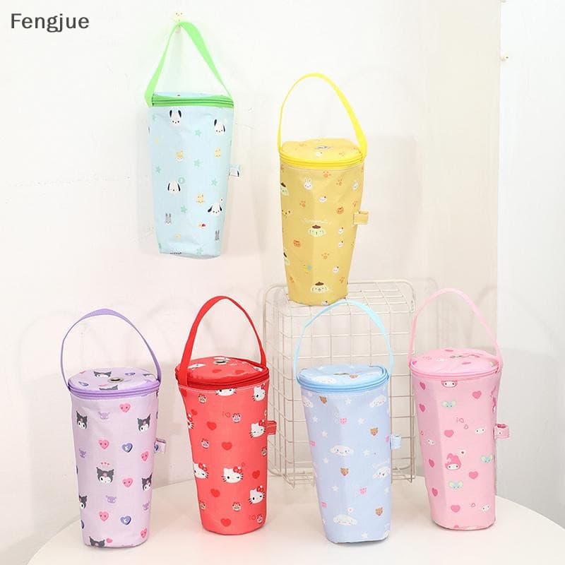 Fengjue Portátil Leite Chá Sacola Saco De Preservação De Calor Eco-friendly Bolsa Transportando Copo Isolado Capa Tumble