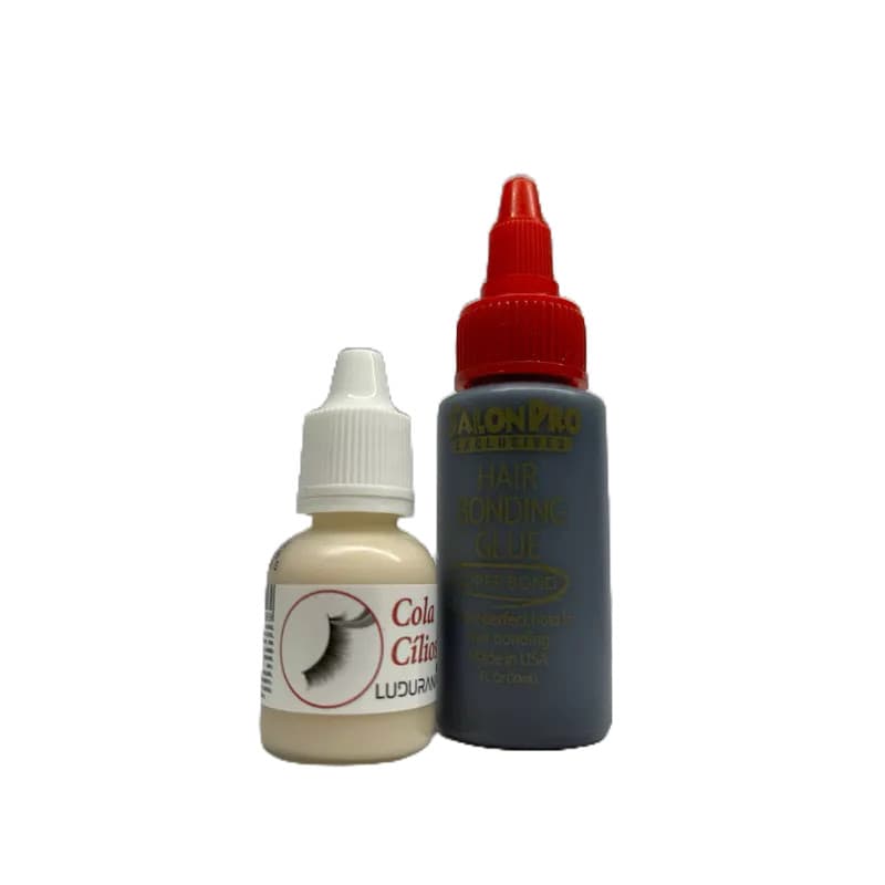 KIT Colas  Frias para Cílios  Tufinho  Ludurana + Salon Pro - Salon pro30sec / lanel