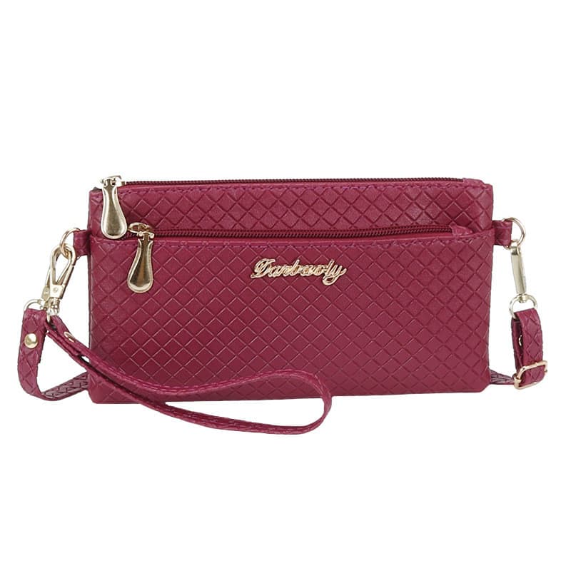 2026 novo estilo bolsa feminina moda mensageiro saco simples All-Match saco do telefone móvel feminino mãe carteira vers