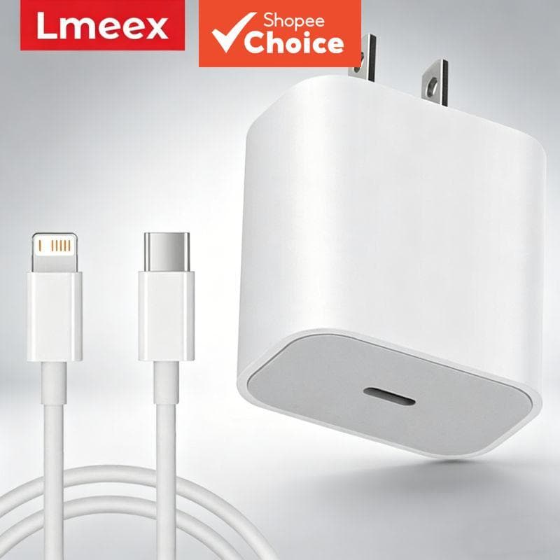 Carregador Rápido 20W Para iPhone 13 mini 12 11 pro 14 Pro Max Plus X XR XS com Cabo Carregador Rápido de 1M e