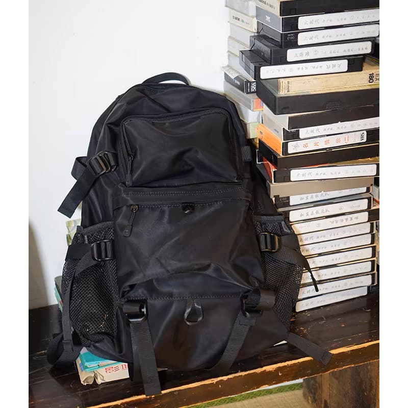 Japonês na moda mochila masculina de grande capacidade leve macacão escuro mochilas esportivas sacos escolares classe Al