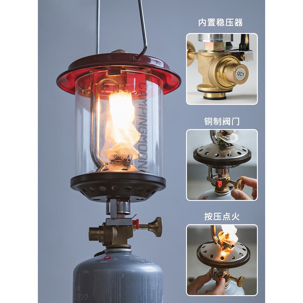 Koman t9 grande atmosfera luz de acampamento ao ar livre iluminação tenda luz alto brilho gás atmosfera luz Desktop cand