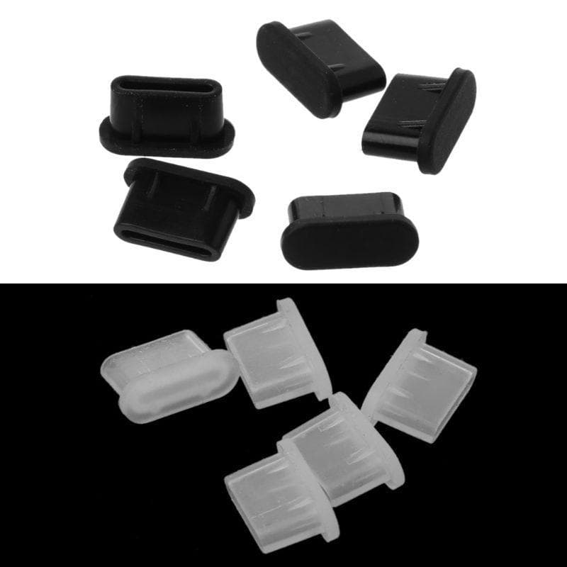 Exp 5PCS Set Silicone Type C Dusts Plug Protege Seus Dispositivos Para Acessórios Telefone