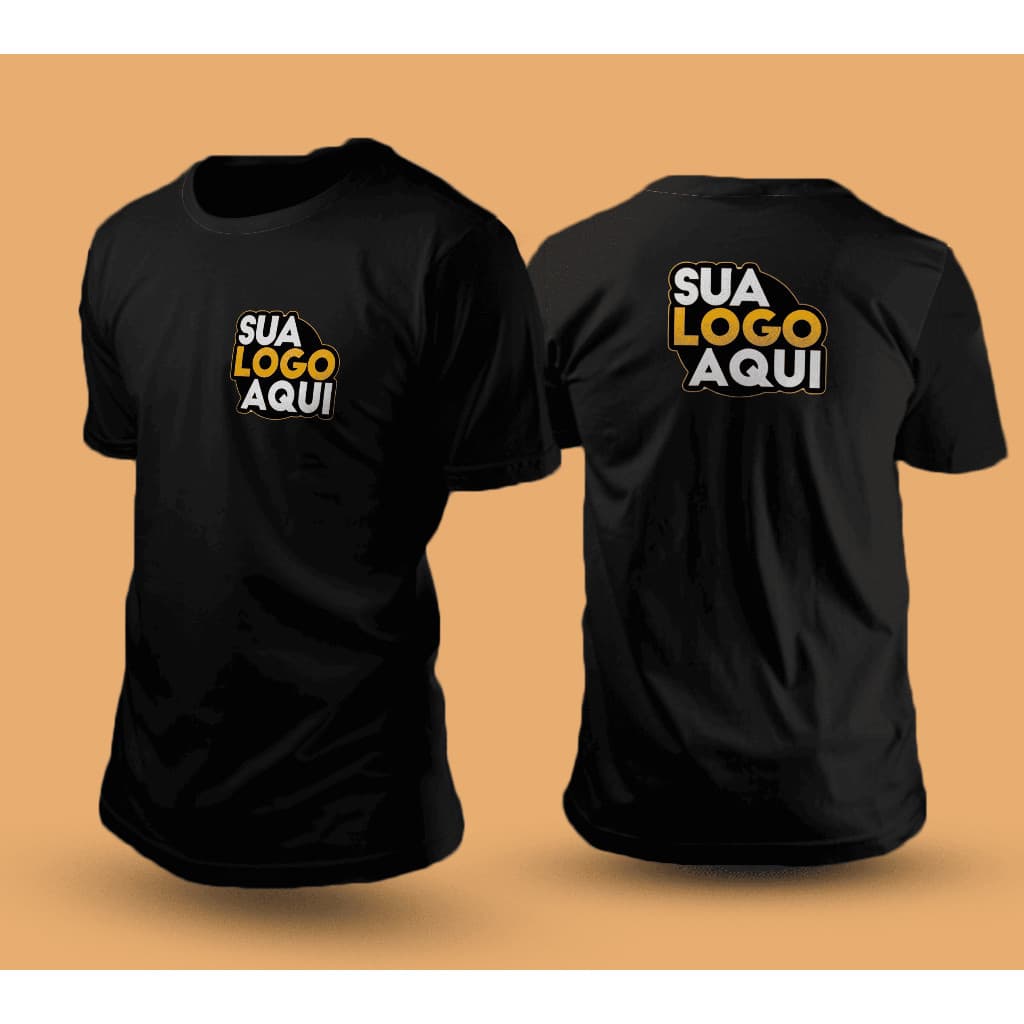 Uniforme Básico Profissional Personalizado – Camiseta Confortável com Sua Logo ou Mensagem