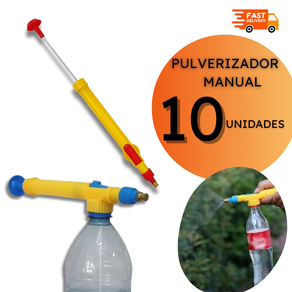 4 ou 10 Unidades de Pulverizador Pulverizadores Garrafa Pet Borrifador Manual
